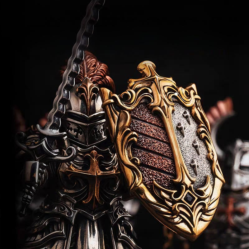 A Knight Reimagined: Unveiling the Tale of Our Crusader Magnetic Warrior Figurine