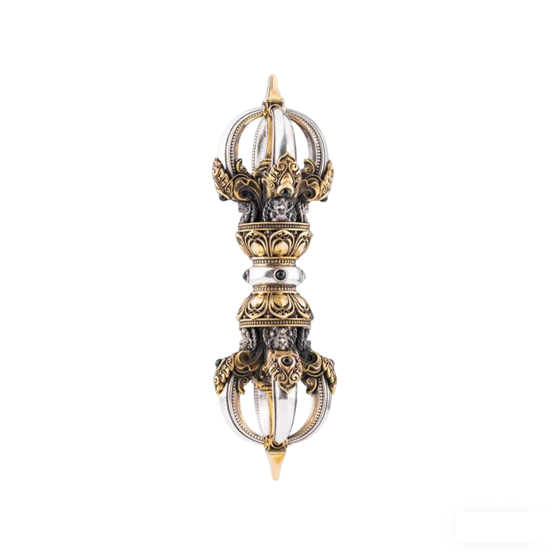 Tibetan Vajra Dorje Statue Spiritual Desktop Ornament