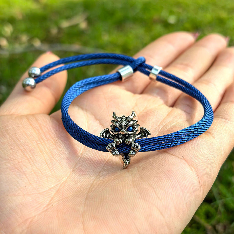 Cute Dragon Red String Bracelet for Men and Women Gift