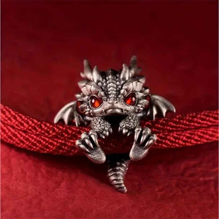 Cute Dragon Red String Bracelet for Men and Women Gift