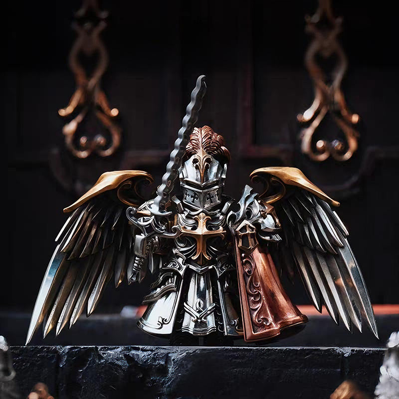 Crimson Templar Mini Weapon Pack Figurine Set Desktop Decor